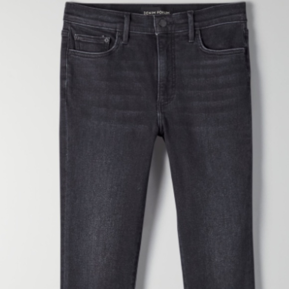 Denim Forum Mid Rise Skinny Crop - Picture 2 of 5